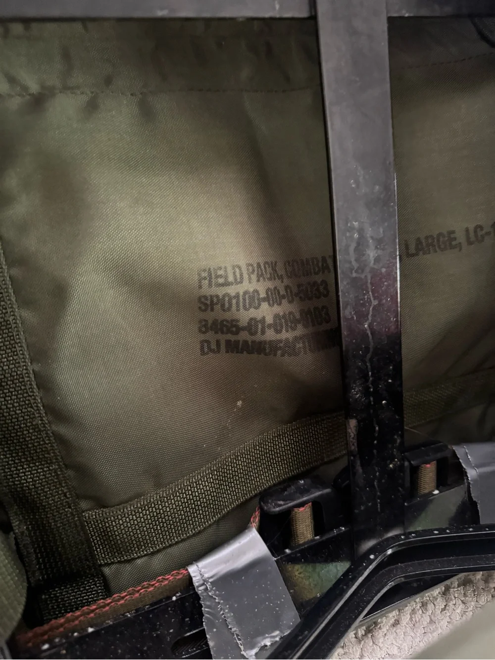USGI Large ALICE LC-1 Field Pack Rucksack Backpack w/ Frame Olive